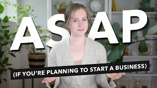 Thumbnail: Do THIS today if you want to start an online business.