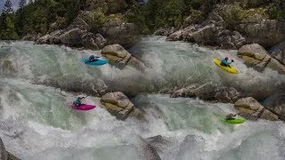Thumbnail: GoPro Kayaking RAW: Rienz Gorge dammed section, Italy