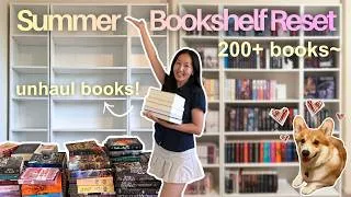 Thumbnail: Reorganizing my bookshelves & unhauling books for SUMMER! 2026 | Summer reset