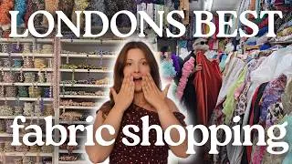 Thumbnail: Is this the BEST fabric shopping in London?! Walthamstow market vlog, fabric haul & sewing plans ✨