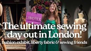 Thumbnail: Fabric shopping at Liberty & Schiaparelli fashion exhibition and my first sewing meetup in London ✨