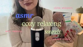Thumbnail: ASMR very relaxing triggers I love for sleep (tippy taps, gentle whispers, hand movements)