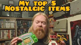 Thumbnail: TOP 5 NOSTALGIC ITEMS IN MY COLLECTION...TOYS GAMES COLLECTABLES #toys #games #top