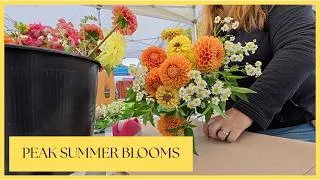 Thumbnail: Too Many Flowers, Not Enough Time! Peak Summer Market Day