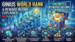 Thumbnail: Ginius World 🌎 Rank & Reward Income Explain || 💯 Transparent Defi Web3 security Project 🔥🌎💯🙏