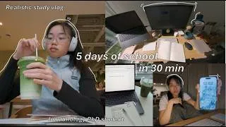 Thumbnail: 5 DAY STUDY VLOG: productive week as a medical PhD student