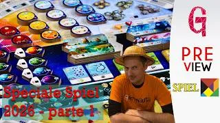 Thumbnail: News SPIEL 2026 preview Ep.1 - da Entropy a Underwood, passando per Wireless, Duel of Meloch, ecc.