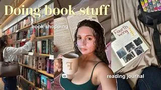 Thumbnail: spending the whole day doing book stuff 📗✨ (book shopping, reading journal & updates)