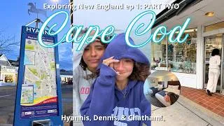 Thumbnail: a spring break girls trip to Cape Cod, Massachusetts ⚓️🌊 Exploring New England Ep: 1: PART TWO