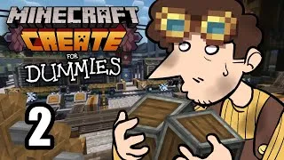 Thumbnail: MINECRAFT CREATE MOD, FOR DUMMIES | lesson 2