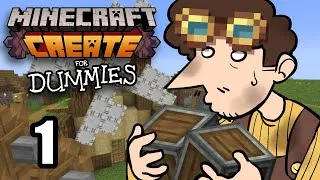 Thumbnail: MINECRAFT CREATE MOD, FOR DUMMIES | lesson 1