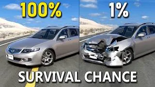 Thumbnail: 100% vs 1% - HONDA JDM CLUB - Survival Chance | BeamNG.Drive - GipsoCartoon