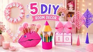 Thumbnail: Cute DIY Room Decor & Organizer Ideas! 🌸 DIY Paper Crafts