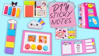 Thumbnail: DIY Kawaii Sticky Notes and Cute Memo Organizers 💕