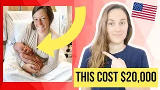 Thumbnail: how America bankrupts you for giving birth: UK vs USA pregnancy