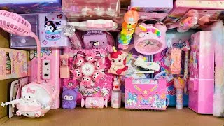 Thumbnail: Unboxing Cute Unicorn 🦄 vs Sanrio Stationery Collection: Sharpeners, Erasers, Pencilbox, Diary Set 📚