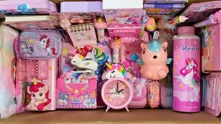 Thumbnail: Unboxing Cute Unicorn Stationery Collection: Sharpeners, Erasers, Pencilbox, Pen, Diary, Clock, etc!