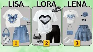 Thumbnail: Lisa, Lora or Lena 💖😊 |  Pick Your Vibe! |#lisaorlena  #lena #lisaorlena #viral #trending