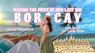 Thumbnail: Boracay Day 3-4 | DIY Land Tour, Sunset Paraw Sailing & Our Last Day 🌅 Boyfriend takes over my vlog