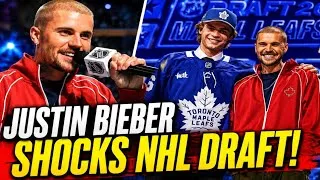 Thumbnail: Justin Bieber STUNS NHL Draft Crowd With Surprise Appearance for Toronto Maple Leafs