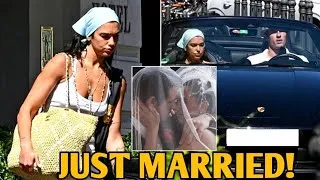 Thumbnail: Dua Lipa & Callum Turner Leave Rome Honeymoon in £200K Porsche After Dream Italian Wedding