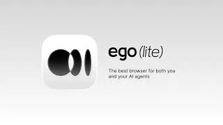 Thumbnail: GitHub - citrolabs/ego-lite: The best browser for both you and your AI agents work in parallel.