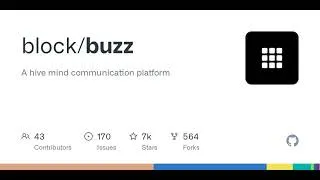 Thumbnail: GitHub - block/buzz: A hive mind communication platform