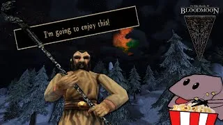 Thumbnail: A Skyrim Hill Giant takes on Bloodmoon's most painful early quest