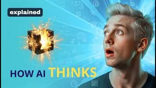 Thumbnail: How AI Actually Works: Neural Networks & LLMs Explained Simply 🤯
