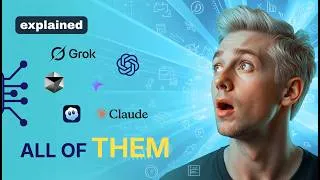 Thumbnail: Every AI Tool Explained: ChatGPT, Claude, Gemini & More. 😮