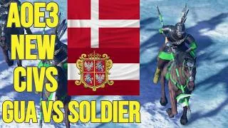 Thumbnail: NEW DLC Danes vs Poles GUA vs Soldier in Age of Empires 3