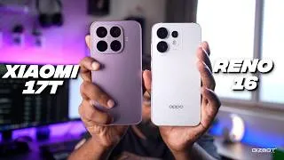 Thumbnail: OPPO Reno 16 vs Xiaomi 17T FULL Comparison 🔥