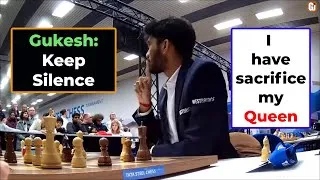 Thumbnail: Gukesh's Queen Sac & Sindarov's Amazing Escape 😮