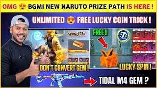 Thumbnail: 4.5 UPDATE 😍 UNLIMITED LUCKY COIN TRICK | Prize Path in Bgmi | Bgmi Next Lucky Spin | Tidal M416