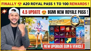 Thumbnail: 4.5 UPDATE 😍 Bgmi New Royale Pass is Here | Bgmi Next Royal Pass | A20 Royal Pass | New Rp Bgmi