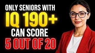 Thumbnail: Only Seniors With IQ 190+ Can Score 5/20! 🧠 | General Knowledge Quiz Challenge