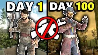 Thumbnail: I spent 100 Days in 7 Days to Die But I Can't Use Guns... Here's what happened
