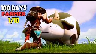 Thumbnail: I Spent 100 Days As A Farmer In Palworld... Here's what happened... 1/10