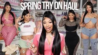Thumbnail: SPRING CLOTHING HAUL ft NEW  BBL  BODY  🛍️ *huge collective haul* FASHIONNOVA, SHEIN , AMAZON , 7or9