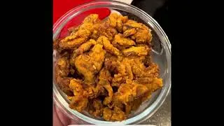 Thumbnail: Applesauce Marinade Dried Fried Shiitake Mushrooms ￼#nofnmeat 