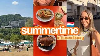Thumbnail: life lately in Luxembourg 🇱🇺 // balancing my time with a job, daily routine & Vianden pool