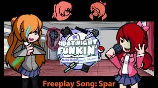 Thumbnail: Cousins Catching Up || Doki Doki Myth Takeover Freeplay OST: Spar but Mariana and Natesha sing it