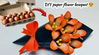 Thumbnail: DIY Paper Flower bouquet🥰 /Easy birthday gift ideas/DIY gift ideas/DIY birthday gift ideas/DIY gift