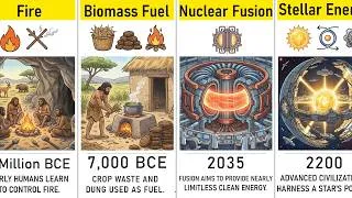 Thumbnail: Evolution of Energy Sources: From Fire to Fusion