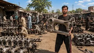 Thumbnail: Incredible Process of Making Sewing Machines | Complete Factory Manufacturing Process