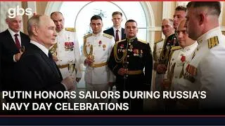 Thumbnail: Vladimir Putin Marks Russia's Navy Day with Sailors in St. Petersburg | AC13