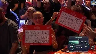Thumbnail: Luke Littler vs Michael van Gerwen European Tour 12 - Semi-finals