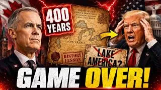 Thumbnail: ⚡️ GAME OVER: Carney's 400-Year History Lesson DESTROYS Trump's Lake America