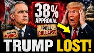 Thumbnail: 😱 TRUMP DIGS HIS OWN GRAVE: Approval Plummets to 38% — Why Canada Just WON