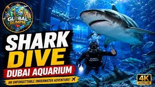 Thumbnail: 🦈 Shark Dive Dubai Aquarium | Swimming with Sharks in Dubai! 😱 | 4K UHD #dubai #dubaiaquarium